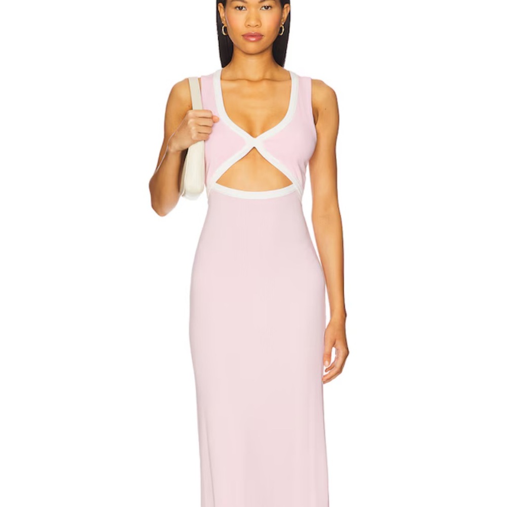 L*Space Light Pink Cutout Dress